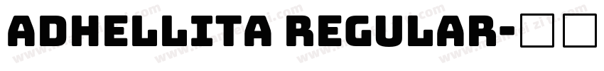 adhellita Regular字体转换